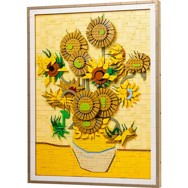 LEGO® Art Vincent van Gogh  Sunflowers Wall Artwork Building Set 31215