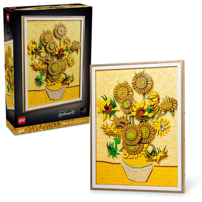 LEGO® Art Vincent van Gogh  Sunflowers Wall Artwork Building Set 31215