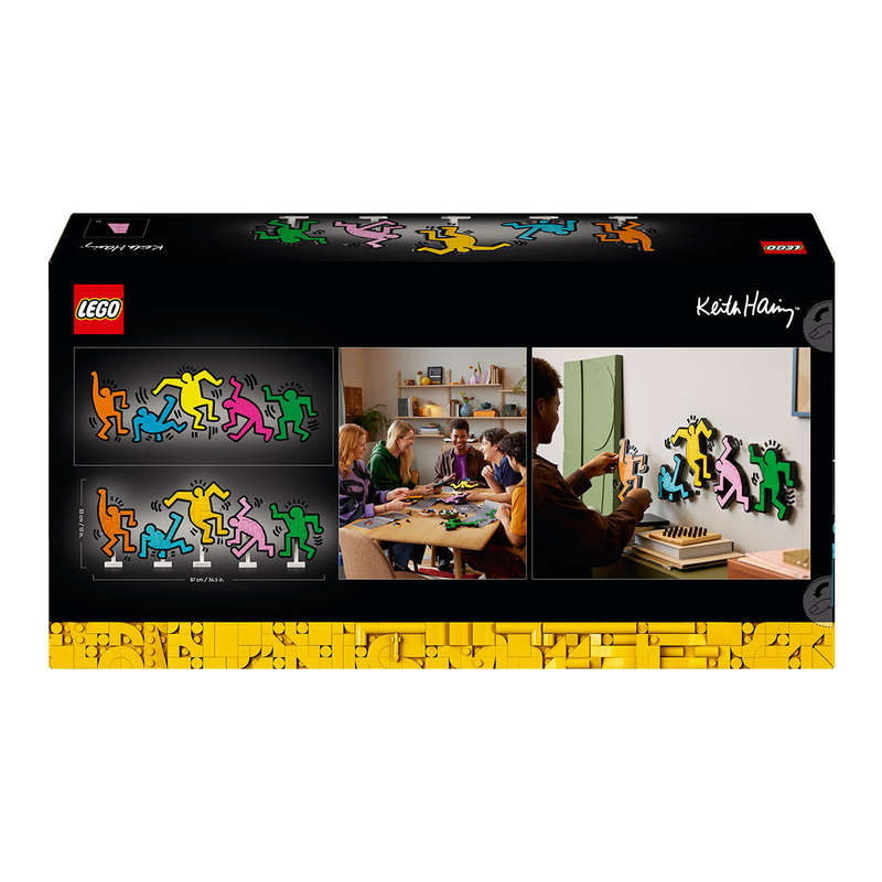 LEGO Art Keith Haring  Dancing Figures Living Room Decor Set 31216