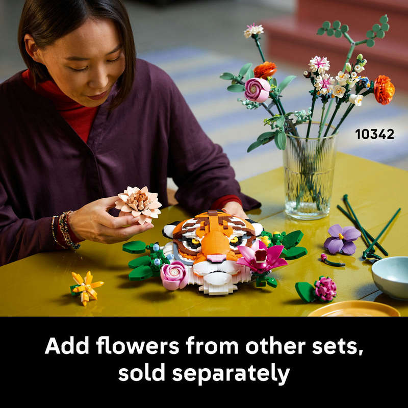 LEGO® Art The Fauna Collection  Tiger, Housewarming Gift for a New Home 31217