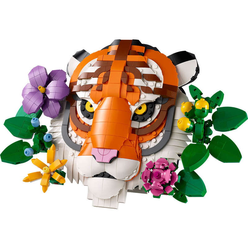 LEGO® Art The Fauna Collection  Tiger, Housewarming Gift for a New Home 31217