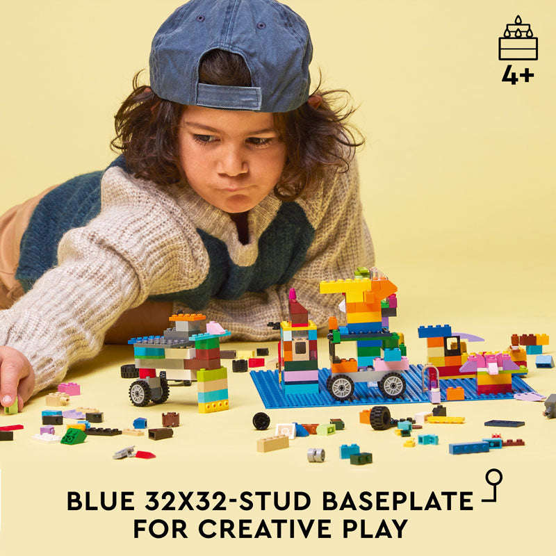 LEGO® Classic Blue Baseplate Building Kit 11025