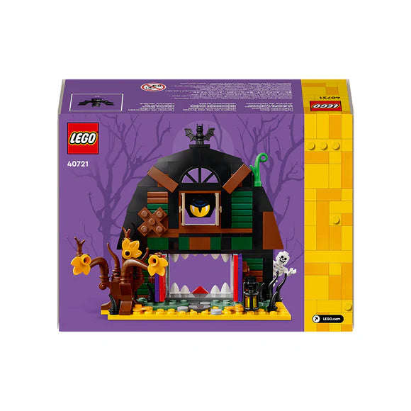 LEGO® Halloween Barn Building Toy with Skeleton Minifigure 40721