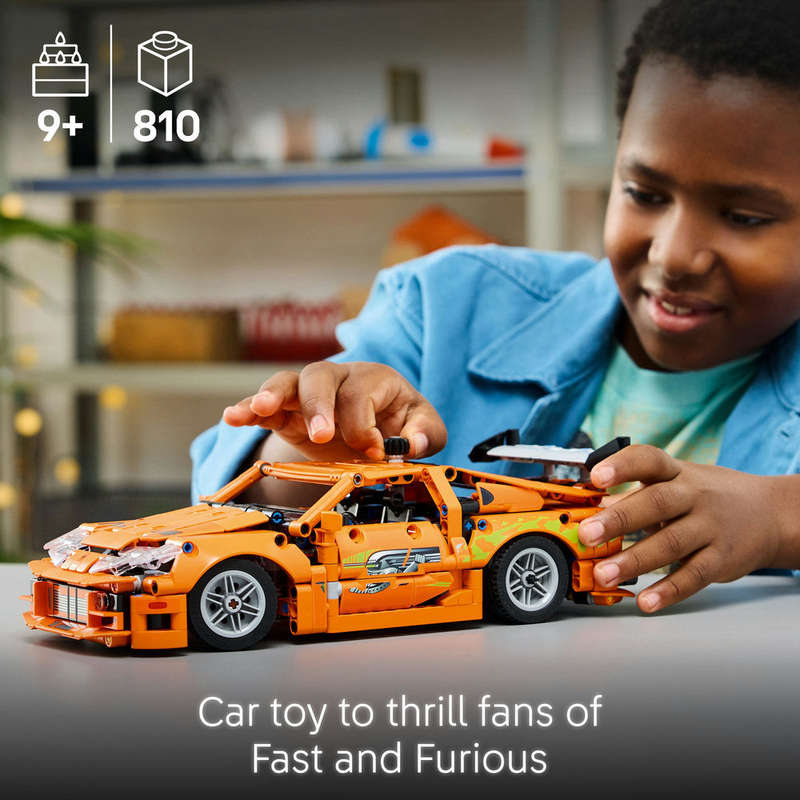 LEGO® Technic Fast and Furious Toyota Supra MK4 Toy Car Model Kit 42204