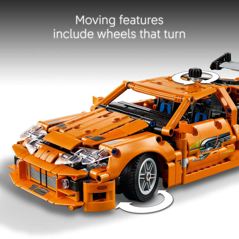 LEGO® Technic Fast and Furious Toyota Supra MK4 Toy Car Model Kit 42204