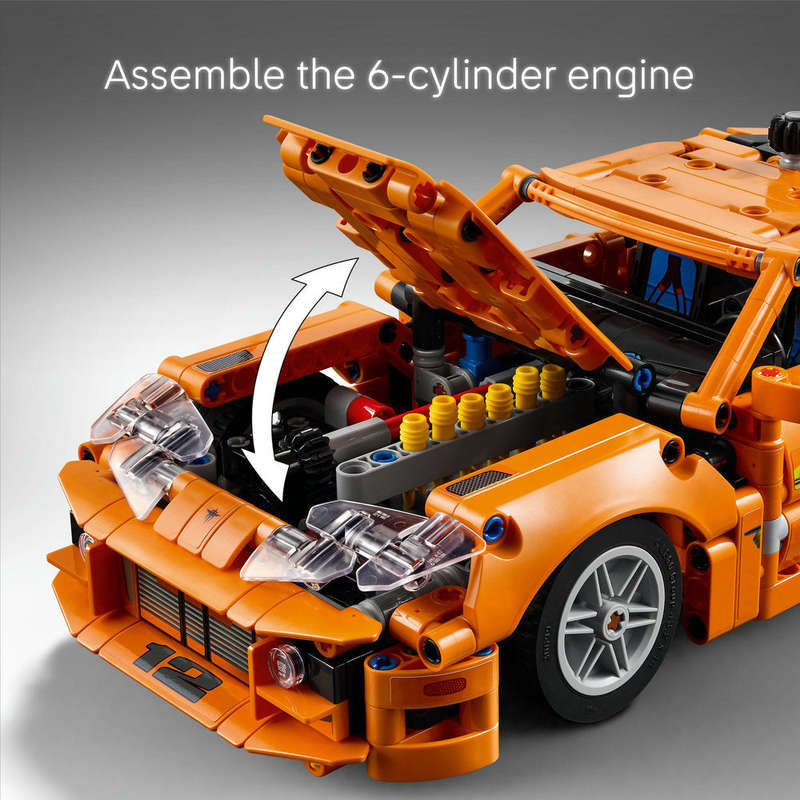 LEGO® Technic Fast and Furious Toyota Supra MK4 Toy Car Model Kit 42204