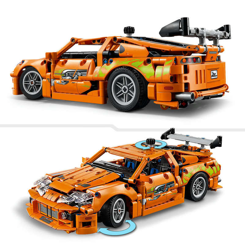 LEGO® Technic Fast and Furious Toyota Supra MK4 Toy Car Model Kit 42204