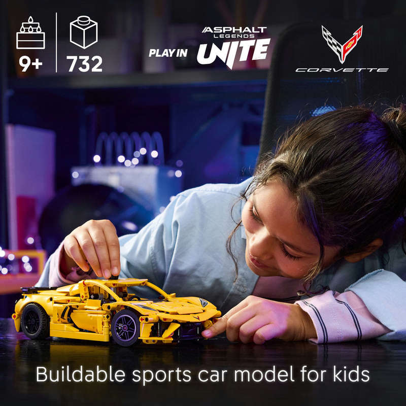 LEGO® Technic Chevrolet Corvette Stingray Car Model Kit Vehicle Toy 42205