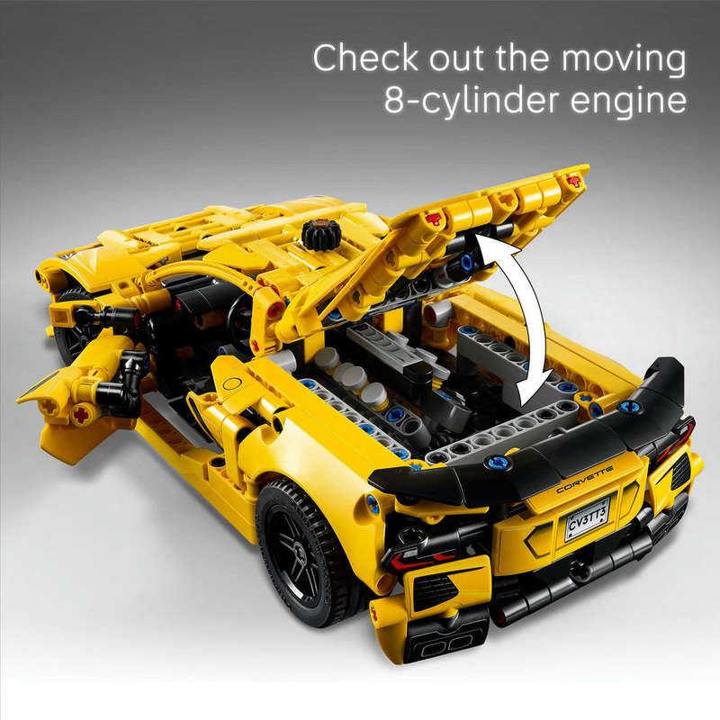 LEGO® Technic Chevrolet Corvette Stingray Car Model Kit Vehicle Toy 42205
