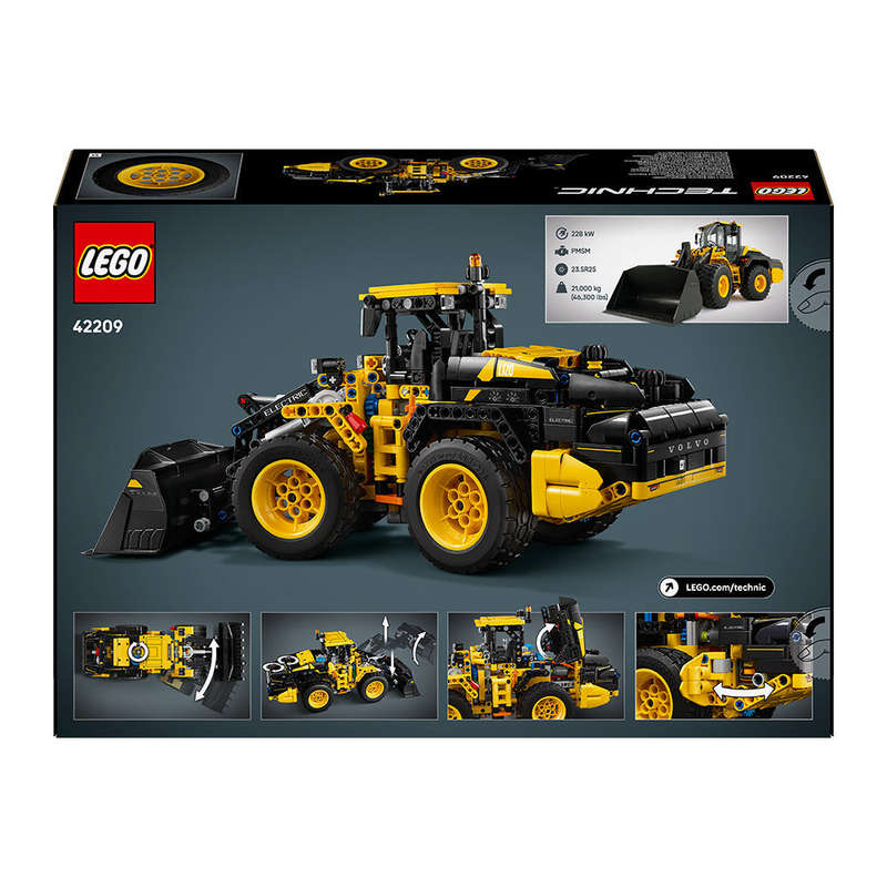 LEGO® Technic Volvo L120 Electric Wheel Loader Construction Toy 42209