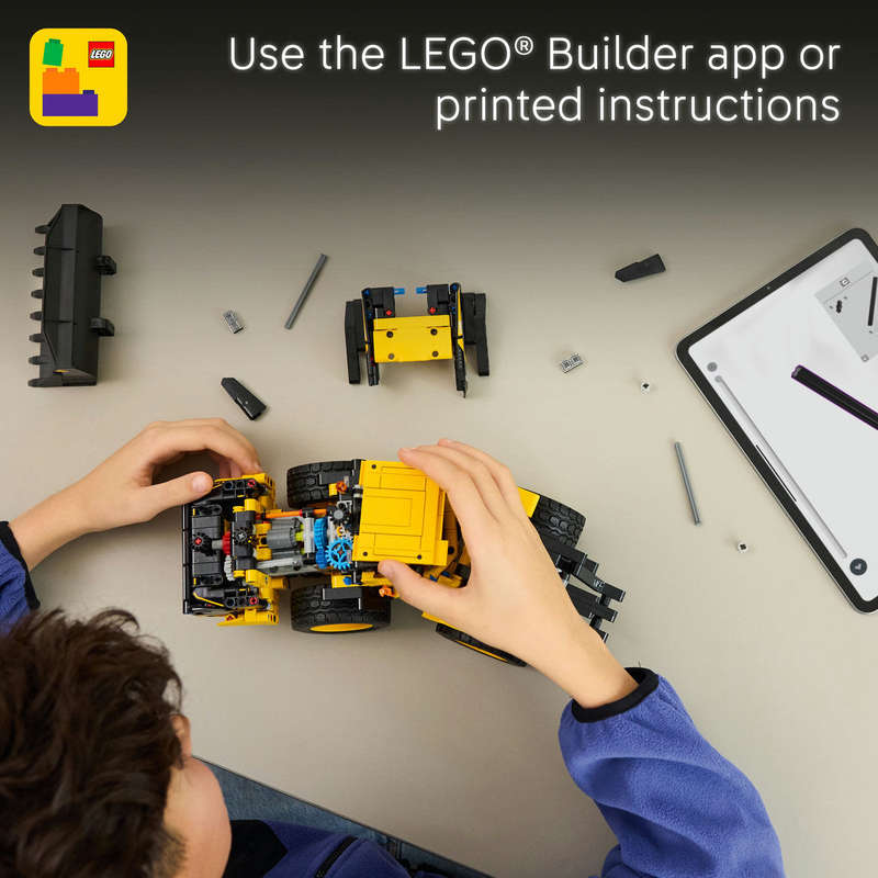 LEGO® Technic Volvo L120 Electric Wheel Loader Construction Toy 42209