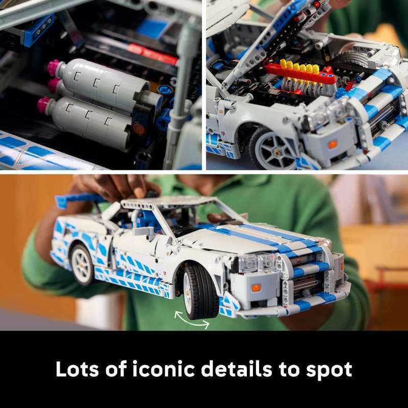 LEGO® Technic 2 Fast 2 Furious Nissan Skyline GT-R (R34) Car Model Kit 42210