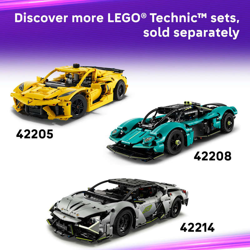 LEGO® Technic Ferrari FXX K Model Car Kit STEM Building Toy 42212