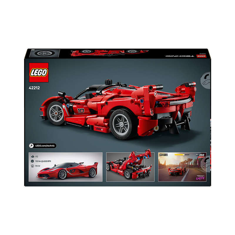 LEGO® Technic Ferrari FXX K Model Car Kit STEM Building Toy 42212