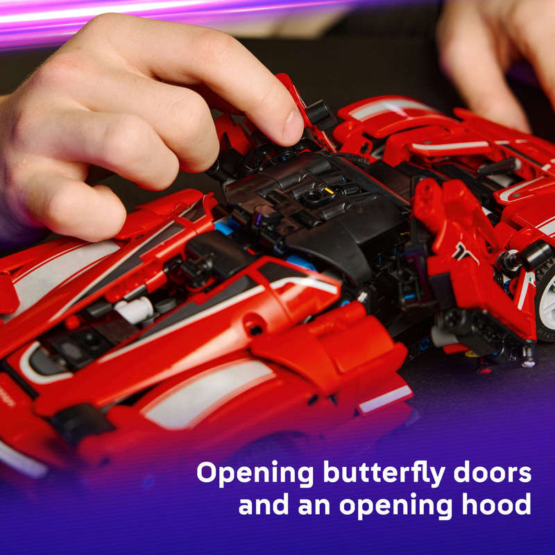 LEGO® Technic Ferrari FXX K Model Car Kit STEM Building Toy 42212