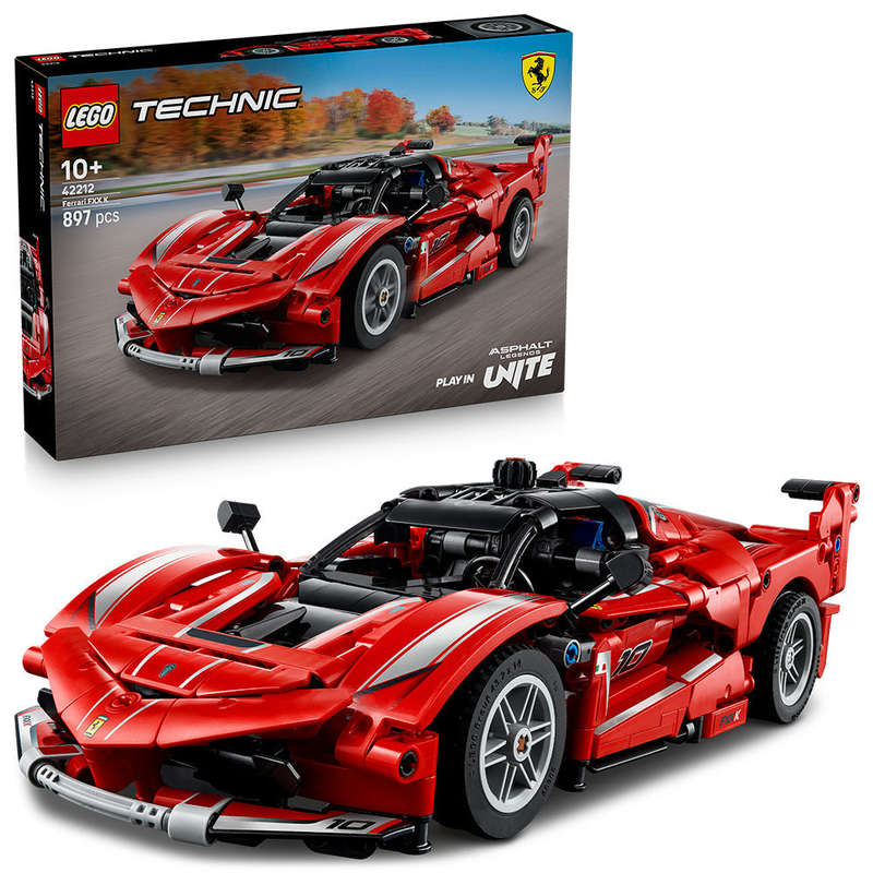 LEGO® Technic Ferrari FXX K Model Car Kit STEM Building Toy 42212
