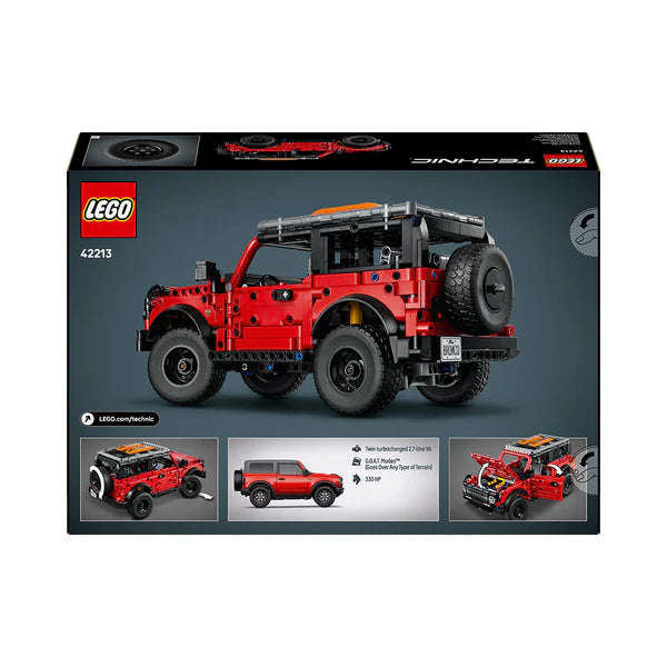 LEGO® Technic Ford Bronco® SUV Model Car Kit, STEM Building Set 42213