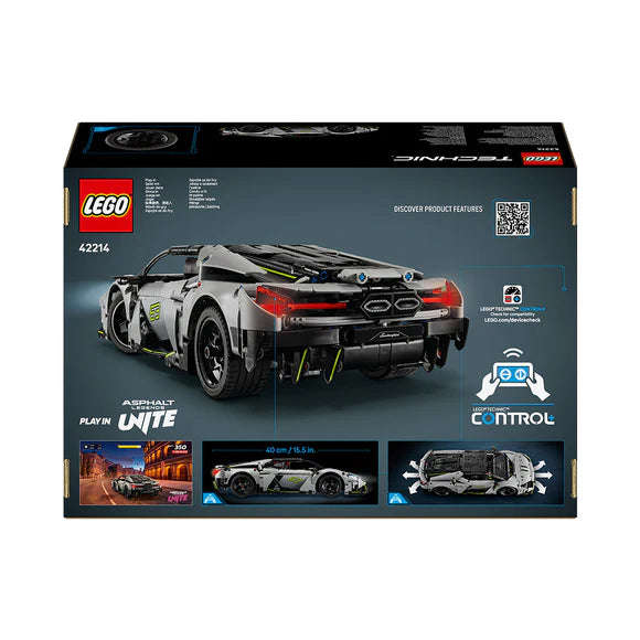 LEGO® Technic Lamborghini Revuelto Super Sports Car STEM Remote-Control Kit 42214
