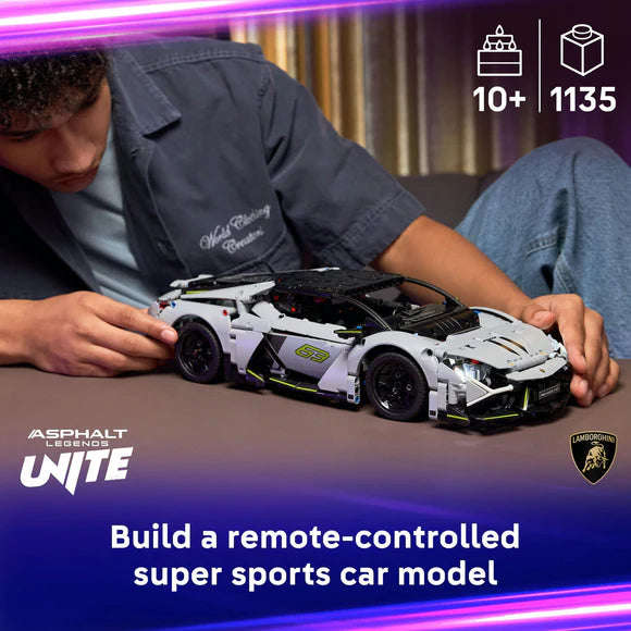 LEGO® Technic Lamborghini Revuelto Super Sports Car STEM Remote-Control Kit 42214