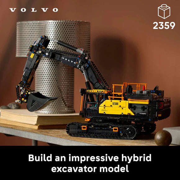 LEGO® Technic Volvo EC500 Hybrid Excavator Set for Adults 42215