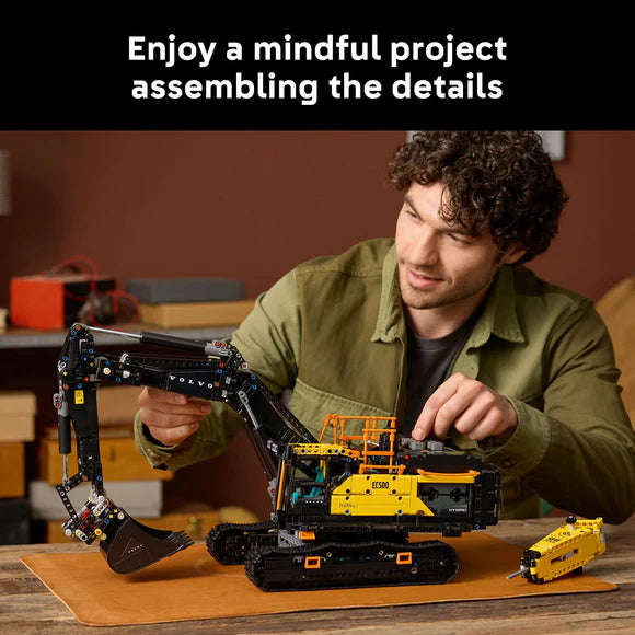 LEGO® Technic Volvo EC500 Hybrid Excavator Set for Adults 42215