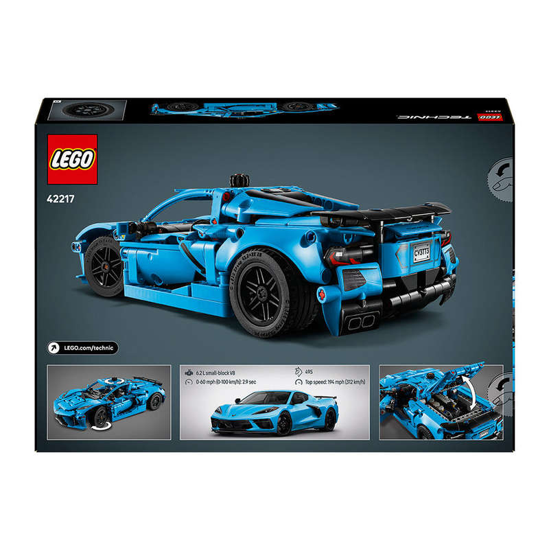 LEGO® Technic Chevrolet Corvette Stingray Blue Car Model Kit 42217