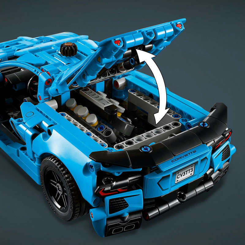 LEGO® Technic Chevrolet Corvette Stingray Blue Car Model Kit 42217