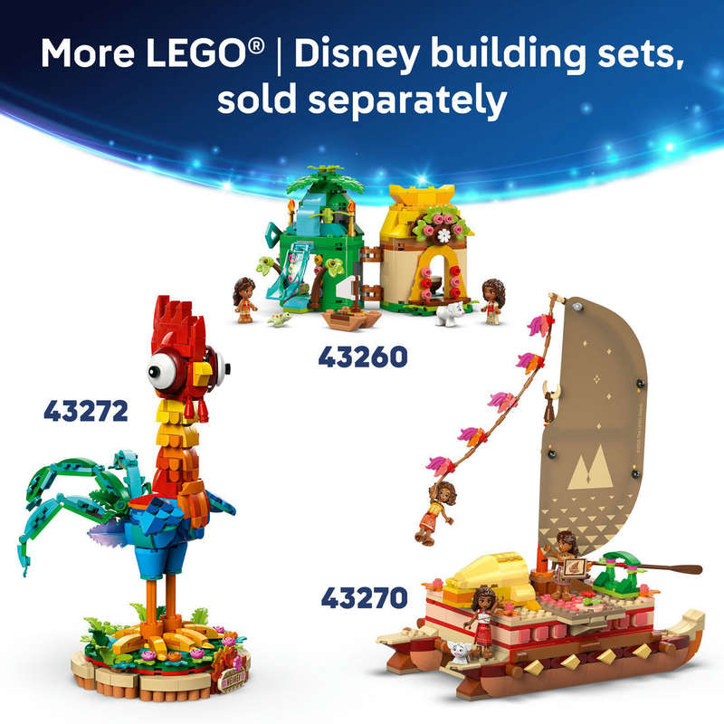 LEGO® ǀ Disney Moana 2 Kakamora Barge, Toy Building Set 43258
