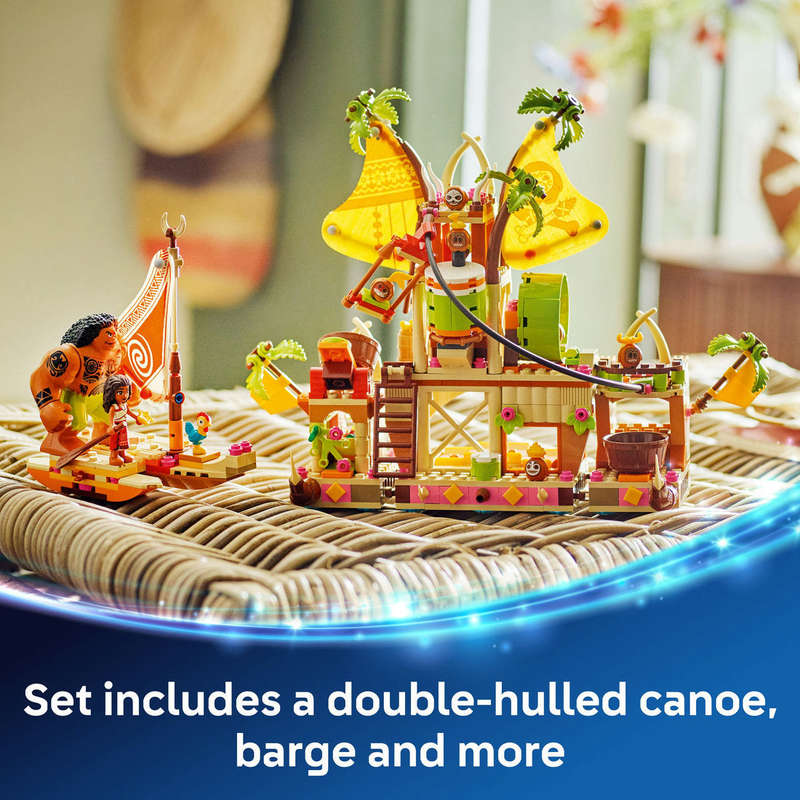 LEGO® ǀ Disney Moana 2 Kakamora Barge, Toy Building Set 43258
