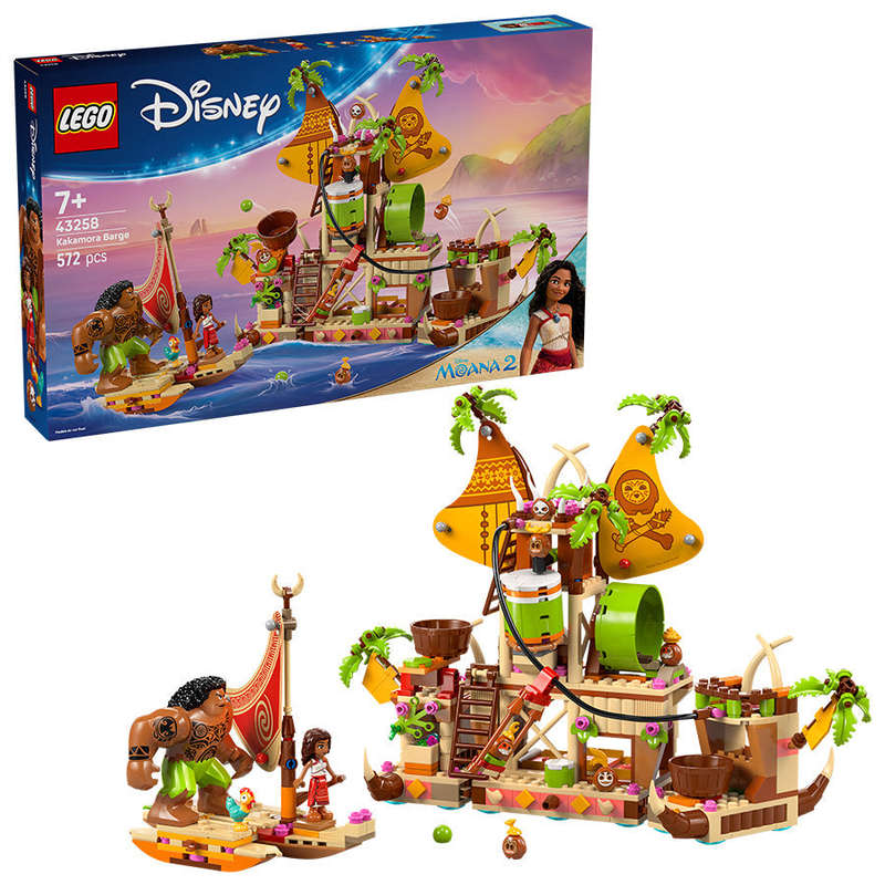 LEGO® ǀ Disney Moana 2 Kakamora Barge, Toy Building Set 43258