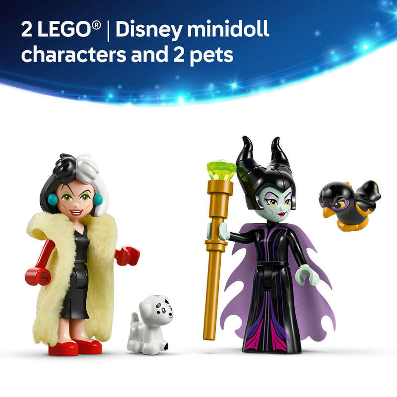 LEGO® ǀ Disney Villains Maleficents and Cruella De Vils Dresses 43262