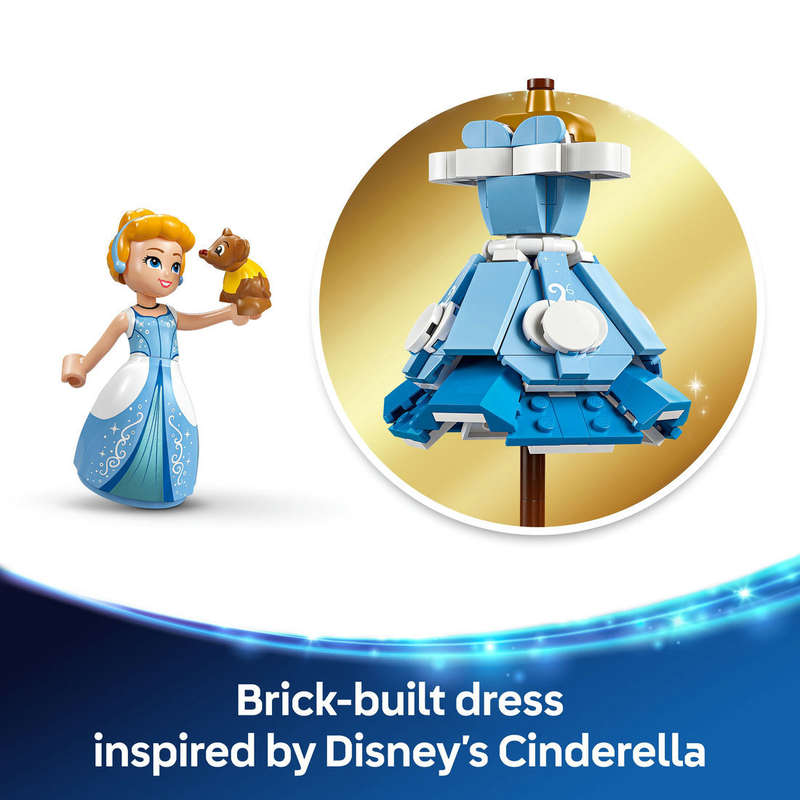 LEGO® ǀ Disney Princess Cinderellas Dress Building Kit with Character 43266
