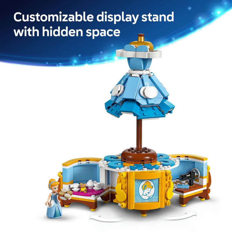 LEGO® ǀ Disney Princess Cinderellas Dress Building Kit with Character 43266