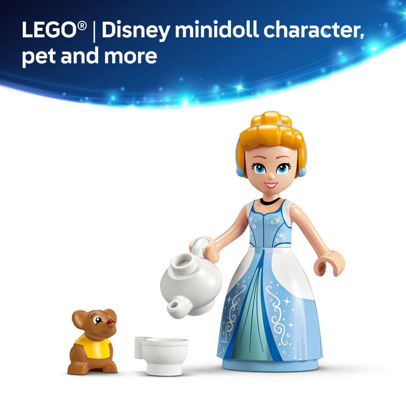 LEGO® ǀ Disney Princess Cinderellas Dress Building Kit with Character 43266