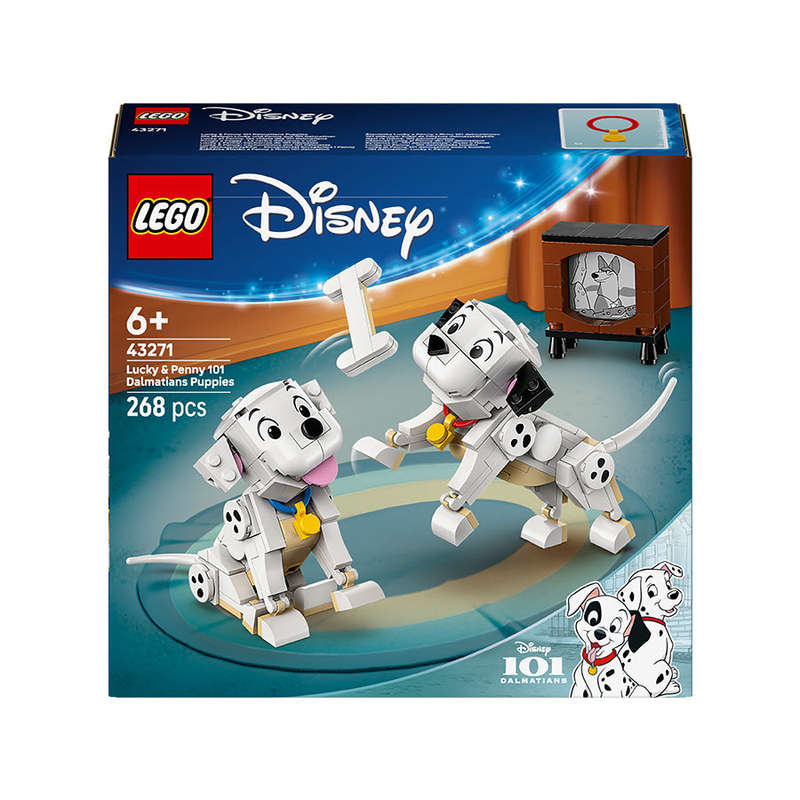 LEGO® ǀ Disney Lucky & Penny 101 Dalmatians Puppies Building Toy 43271