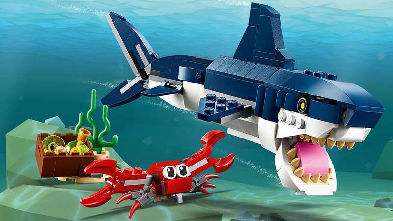 LEGO Creator 3in1 Deep Sea Creatures Building Kit 31088