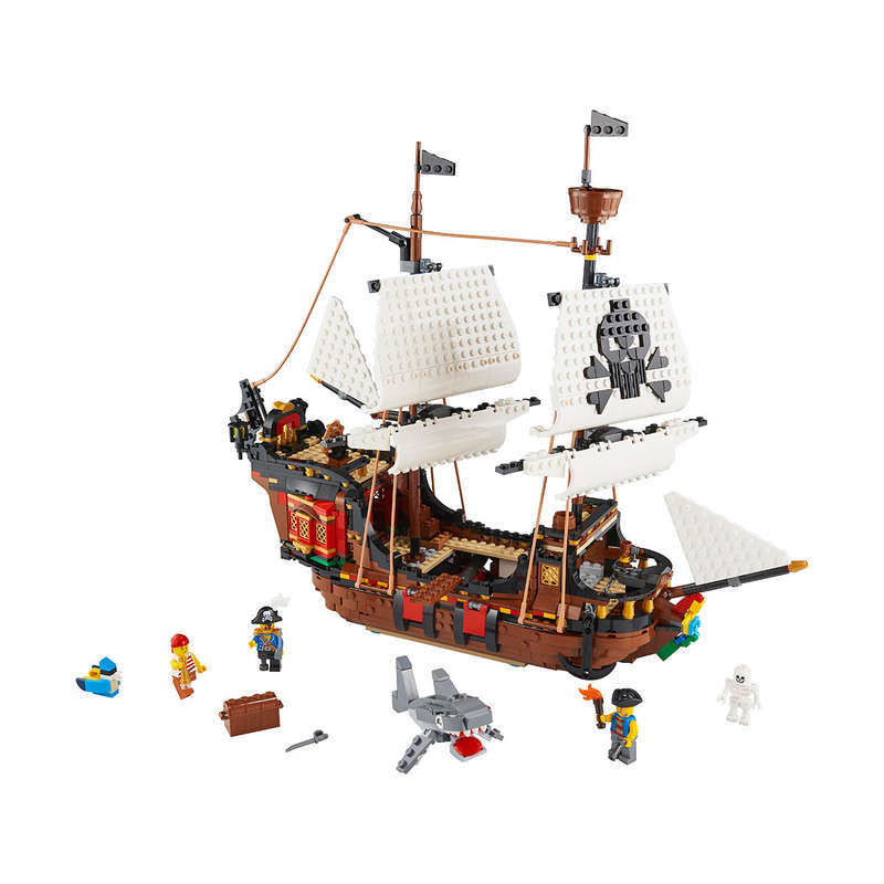 LEGO® Creator 3in1 Pirate Ship Toy Model Building Kit 31109