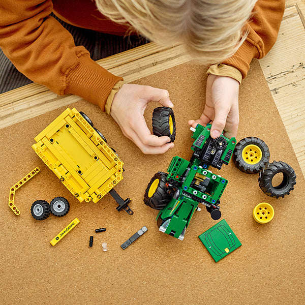 LEGO® Technic John Deere 9620R 4WD Tractor Model Building Kit 42136