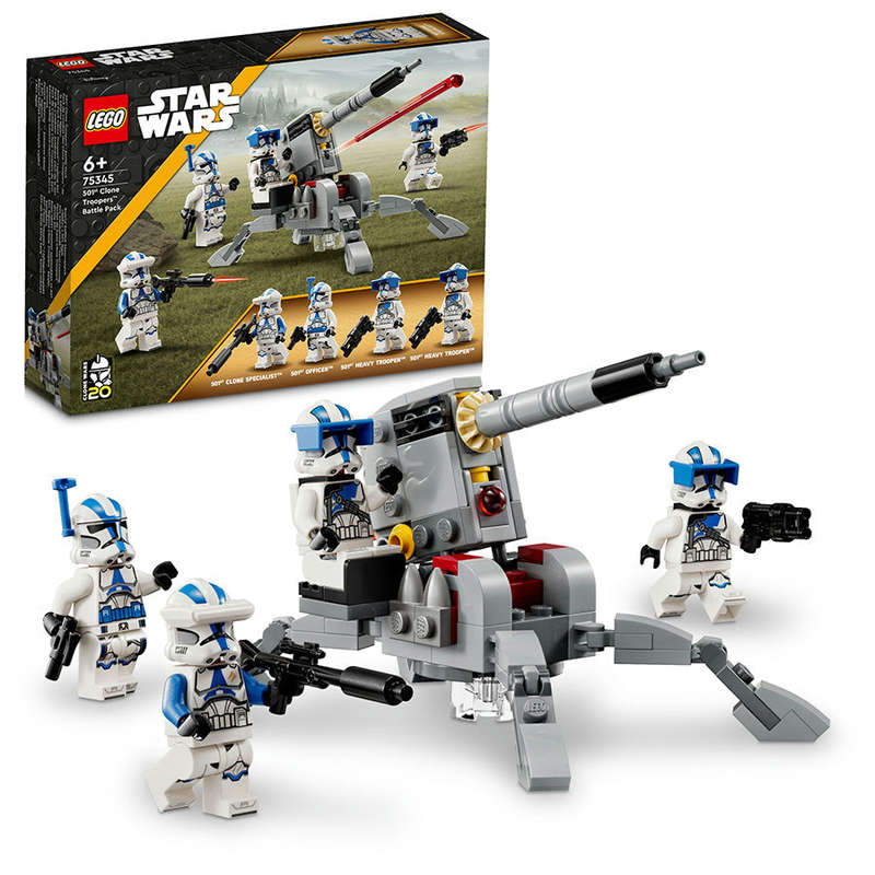 LEGO® Star Wars 501st Clone Troopers Battle Pack Building Toy Set 75345