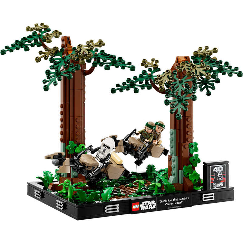 LEGO® Star Wars Endor Speeder Chase Diorama Building Set 75353