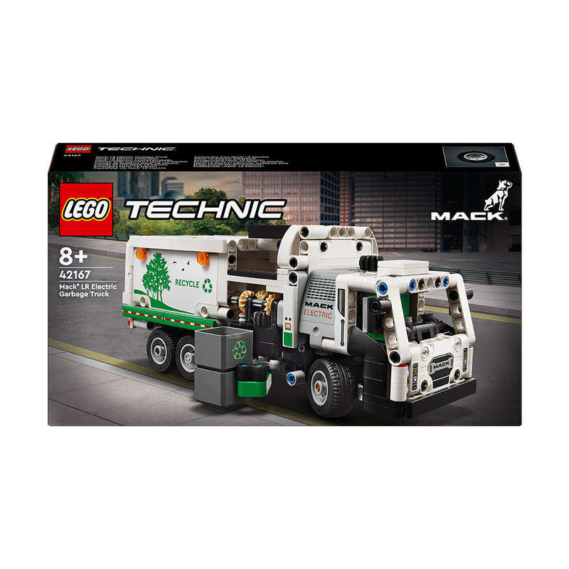 LEGO® Technic Mack LR Electric Garbage Truck Vehicle Toy 42167