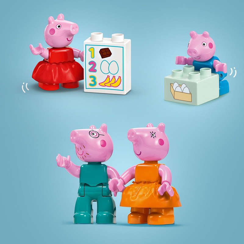 LEGO® DUPLO® Peppa Pig Supermarket Toy with Figures 10434