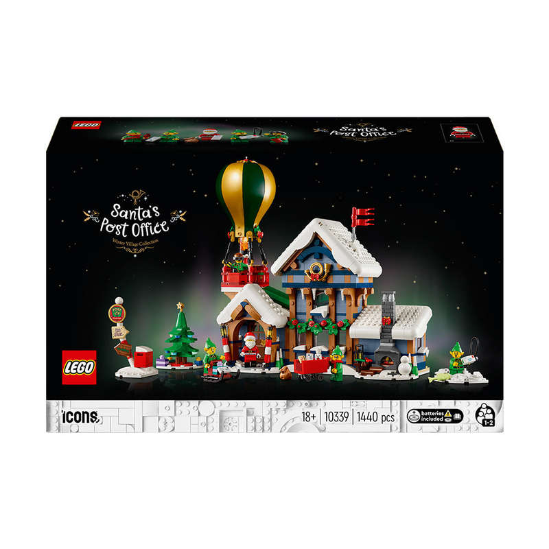 LEGO® ICONS Santas Post Office Building Set for Adults 10339