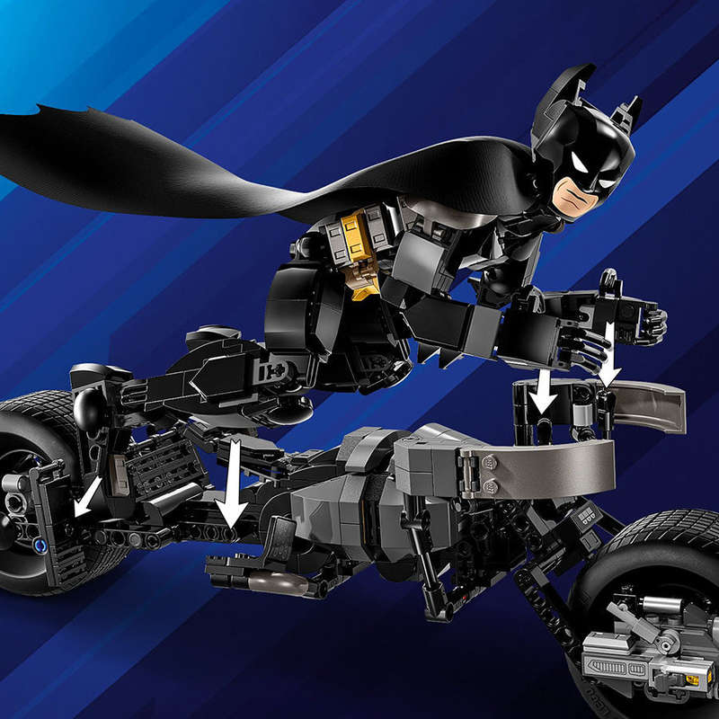 LEGO® DC Batman: Batman Construction Figure & the Bat-Pod Bike 76273