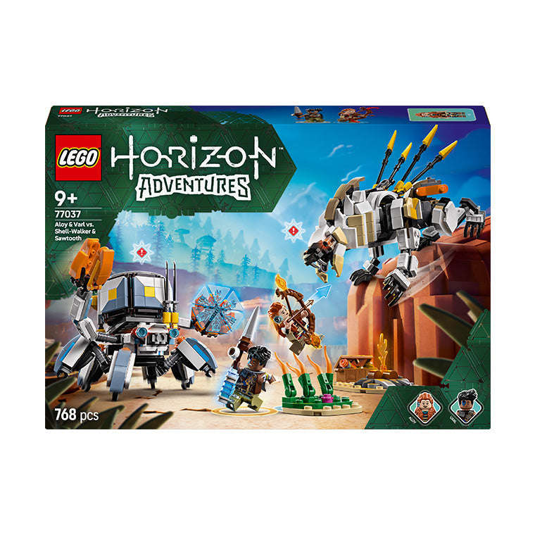 LEGO® Horizon Adventures Aloy & Varl vs. Shell-Walker & Sawtooth Toy 77037