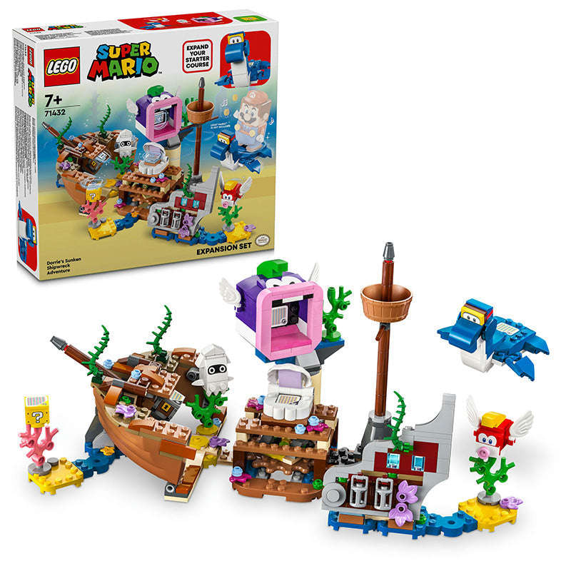 LEGO® Super Mario Dorrie's Sunken Shipwreck Adventure Expansion Set 71432