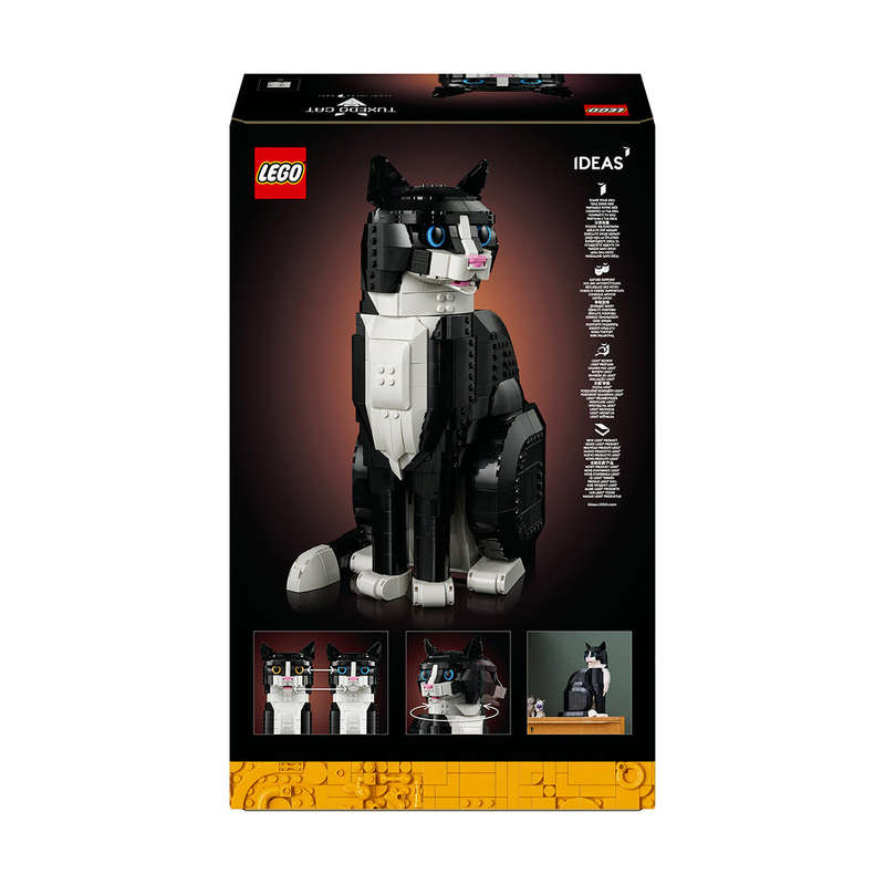 LEGO® Ideas Tuxedo Cat Model Kit 21349