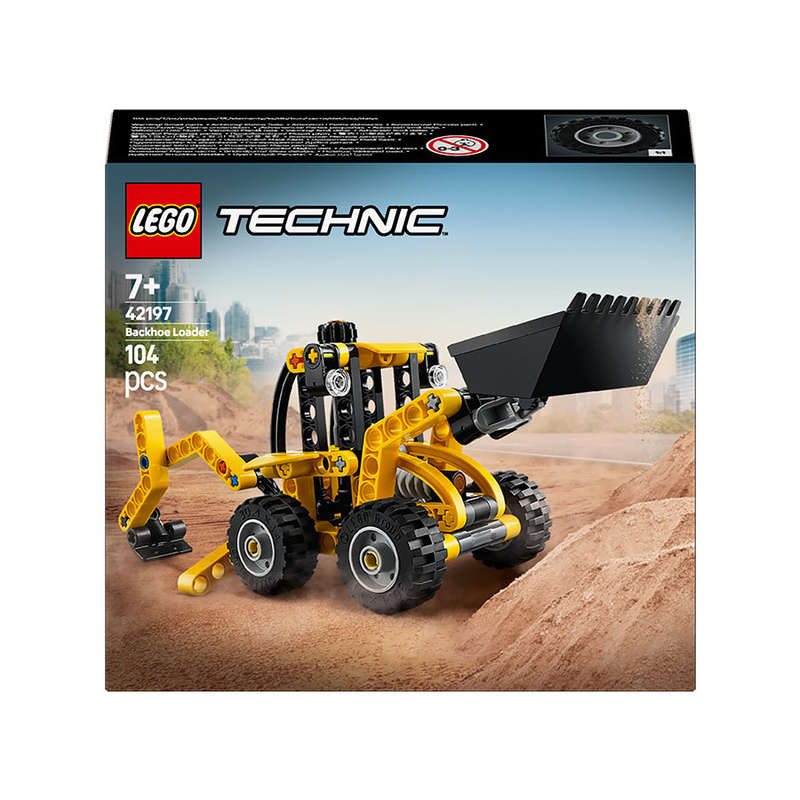 LEGO® Technic Backhoe Loader Construction Vehicle Toy 42197
