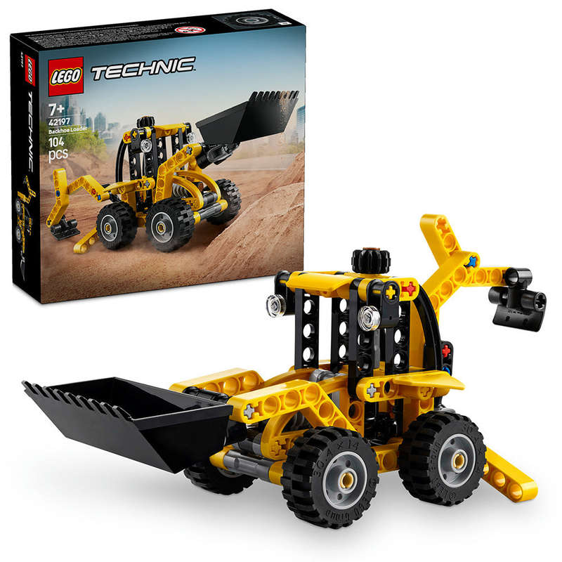 LEGO® Technic Backhoe Loader Construction Vehicle Toy 42197