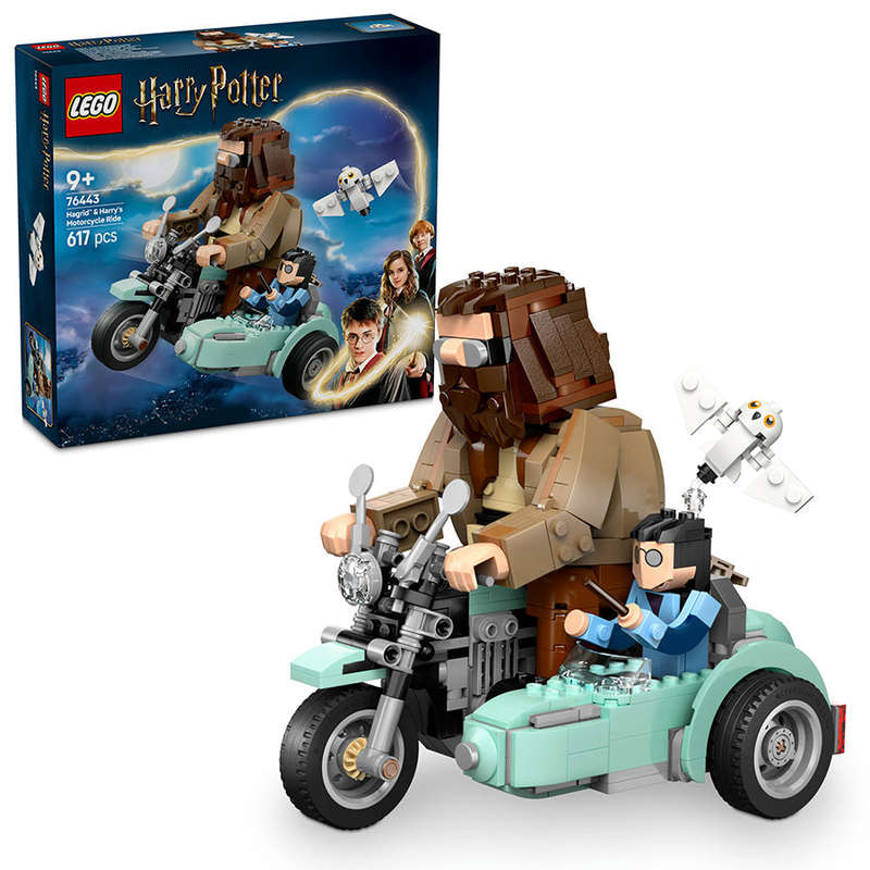 LEGO® Harry Potter Hagrid & Harrys Motorcycle Ride Toy 76443
